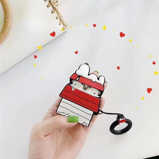 Vỏ Bảo Vệ Hộp Sạc Tai Nghe airpods 1 2 3 pro Bằng Silicon Họa Tiết Hoạt Hình snoopy Dễ