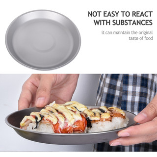 Bộ bát chảo titan cắm trại ngoài trời có túi mang theo, phù hợp cho các bữa tiệc picnic