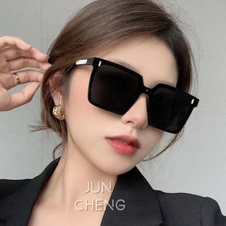 Mới Gạo Đính Thời Trang Nam Nữ Kính Mát Hợp Thời Trang Phong Cách Retro Chống Tia UV Sắc Thái Một Mảnh Kính Mắt Vuông