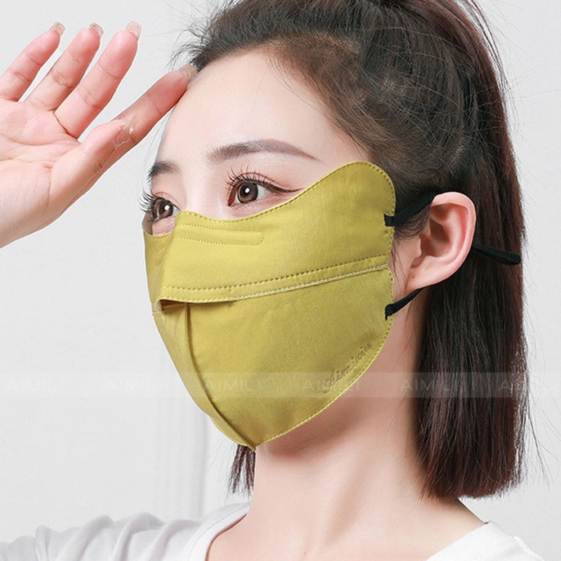 Khẩu Trang cotton Chống Tia UV Chống Bụi Thoáng Khí Thời Trang Có Thể Tái Sử Dụng