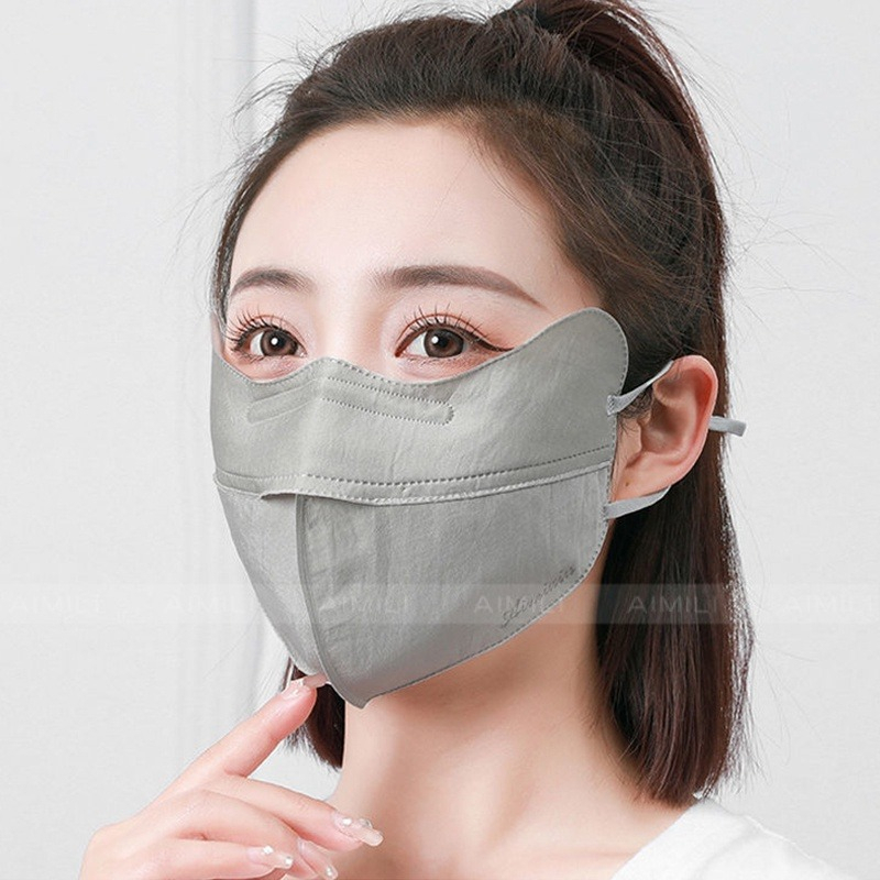 Khẩu Trang cotton Chống Tia UV Chống Bụi Thoáng Khí Thời Trang Có Thể Tái Sử Dụng