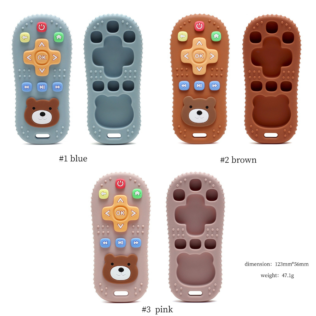 Ảnh Đồ Chơi Gặm Nướu Bằng Silicone 100% Cấp Thực Phẩm Không BPA An Toàn Cho Bé 2