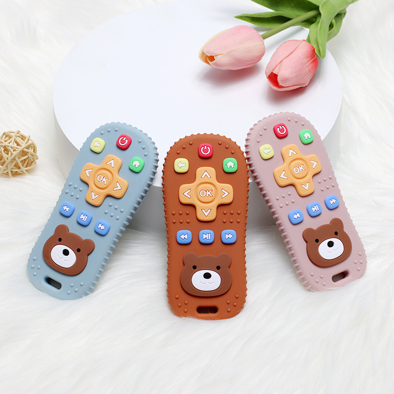 Ảnh Đồ Chơi Gặm Nướu Bằng Silicone 100% Cấp Thực Phẩm Không BPA An Toàn Cho Bé 3
