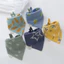 Set 5 Yếm Ăn Bằng Vải Cotton Unisex Cho Bé Sơ Sinh Mọc Răng Và Nước Dãi