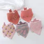 Set 5 Yếm Ăn Bằng Vải Cotton Unisex Cho Bé Sơ Sinh Mọc Răng Và Nước Dãi