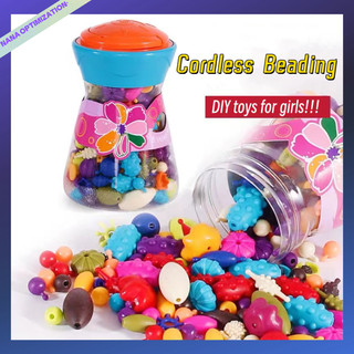 Đồ Chơi Xỏ Hạt Làm Vòng Tay / Dây Chuyền Thủ Công DIY Cho Bé Gái