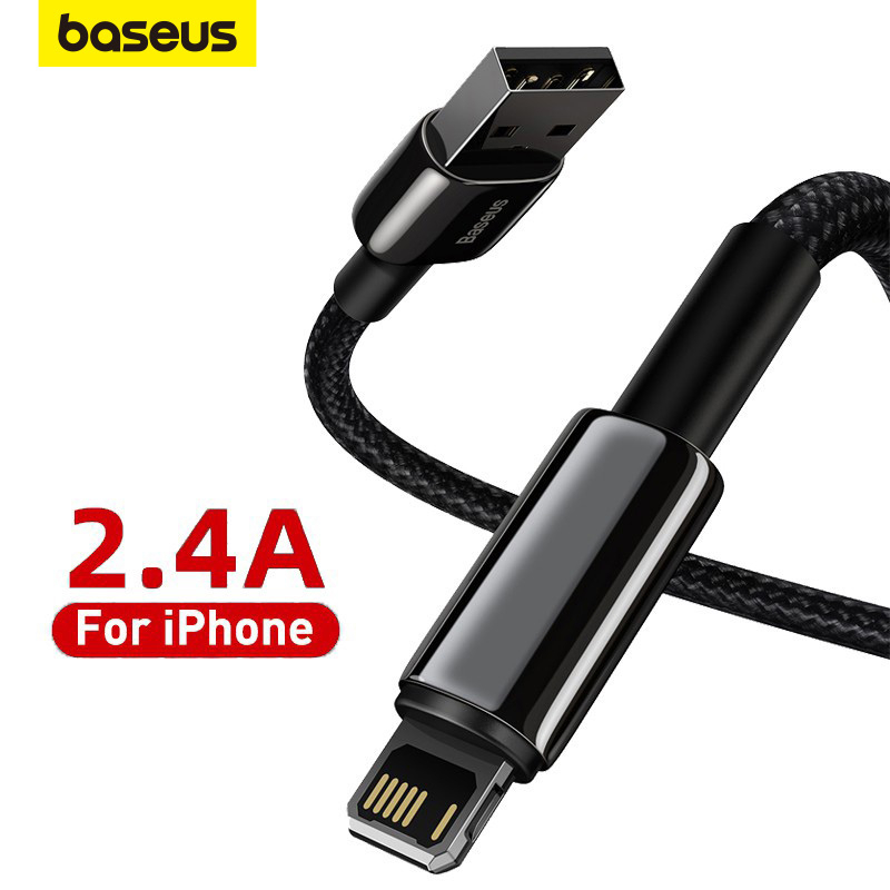 Cáp Sạc / Truyền Dữ Liệu Baseus 2.4a Usb Cho iPhone 11 12 Và Ipad