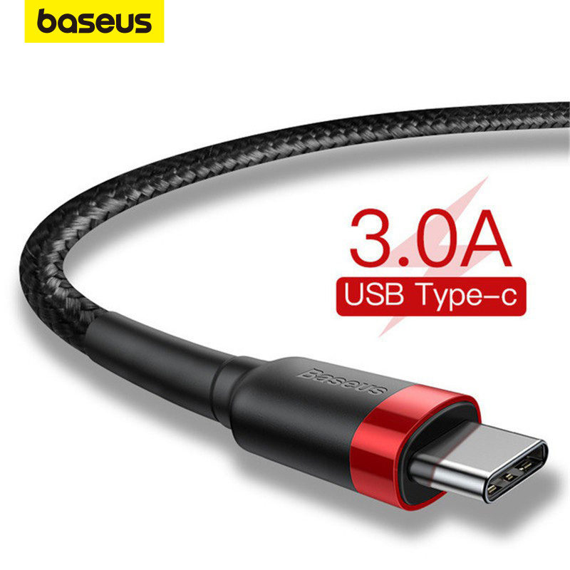 Cáp sạc nhanh Baseus cho thiết bị USB type-C Xiaomi redmi dài 0.5m 1m 2m