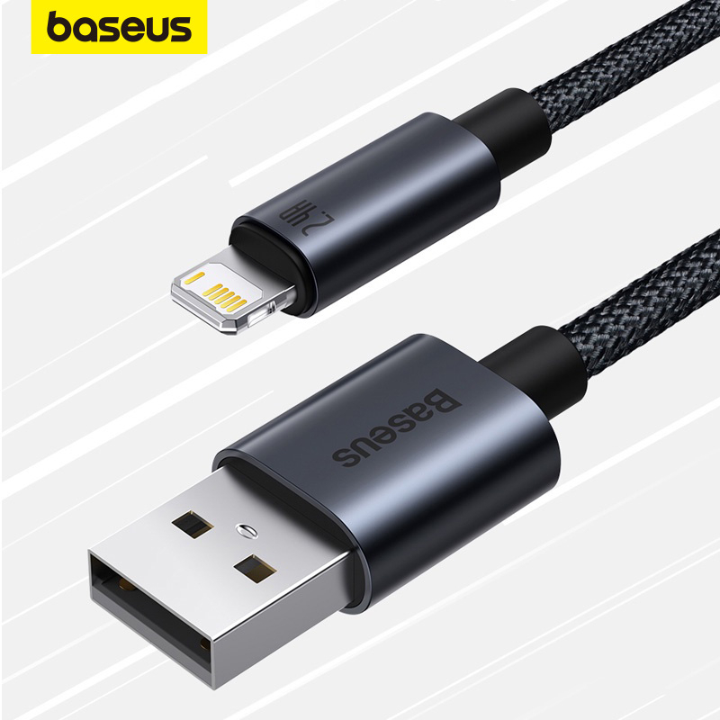 Dây Cáp Sạc 2.4A Baseus Cao Cấp Cho iPhone 14 13 Pro