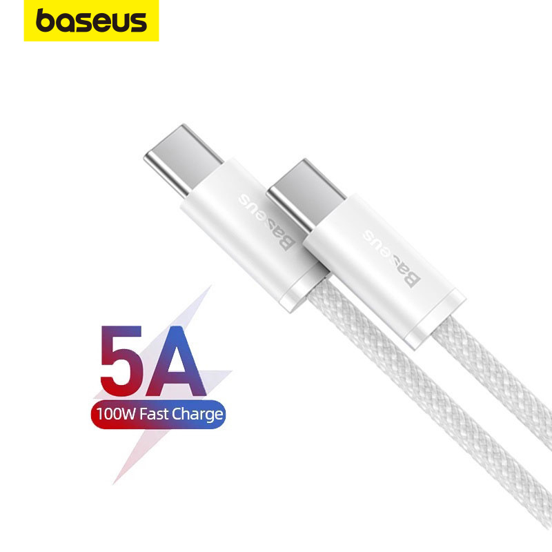 Dây cáp sạc nhanh PD Baseus 100W từ Type-C sang Type-C tiện dụng cho iPhone 15 Macbook Pro iPad Xiaomi Samsung
