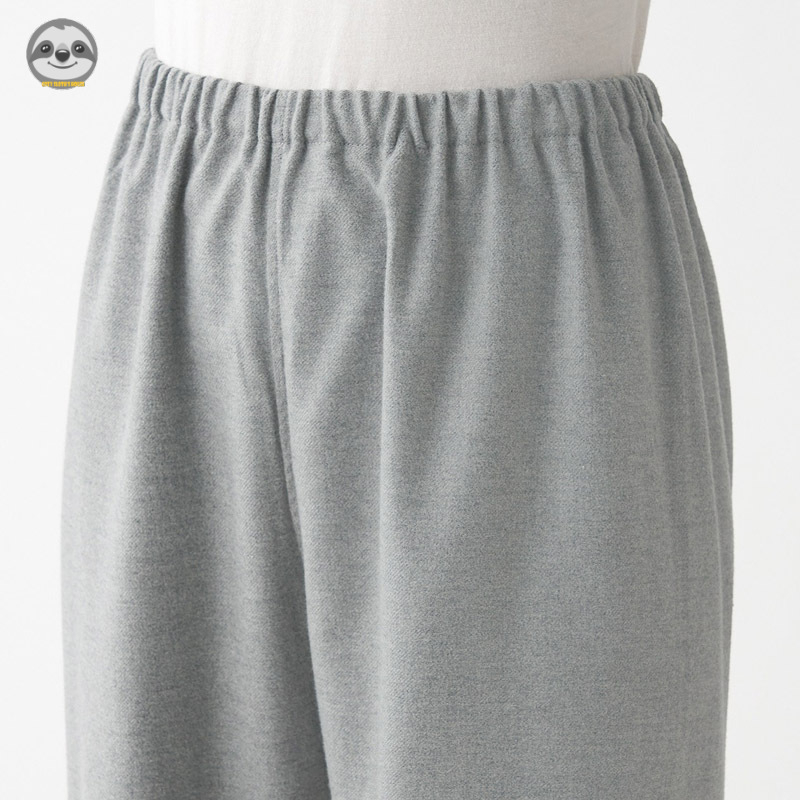 Bộ Đồ Ngủ Flannel Dày Màu Trơn Phong Cách Muji Nhật Bản Dành Cho Cặp Đôi