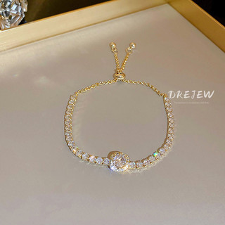 DREJEW VòNg Tay ĐíNh Đá Zircon HìNh VuôNg đơN GiảN Sang TrọNg Phong CáCh HàN QuốC DàNh Cho Nữ VòNg Tay Nữ