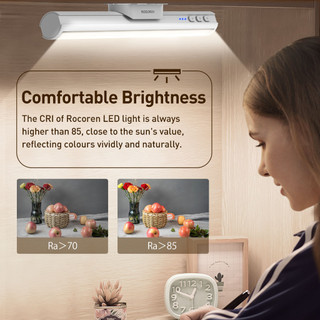 Đèn LED Để Bàn Từ Tính Có Thể Sạc Lại Dành Cho Phòng Ngủ / Nhà Bếp Rocoren