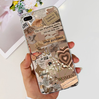 Ốp Điện Thoại Silicone Mềm Trong Suốt Chống Sốc In Hình Phi Hành Gia / Hoa Cho iPhone 7 8 Plus SE 2020