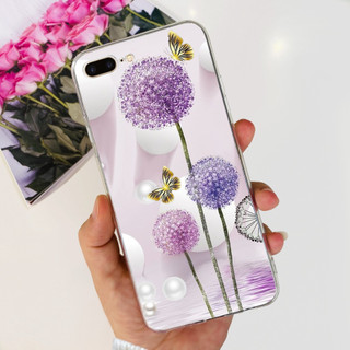 Ốp Điện Thoại Silicone Mềm Trong Suốt Chống Sốc In Hình Phi Hành Gia / Hoa Cho iPhone 7 8 Plus SE 2020