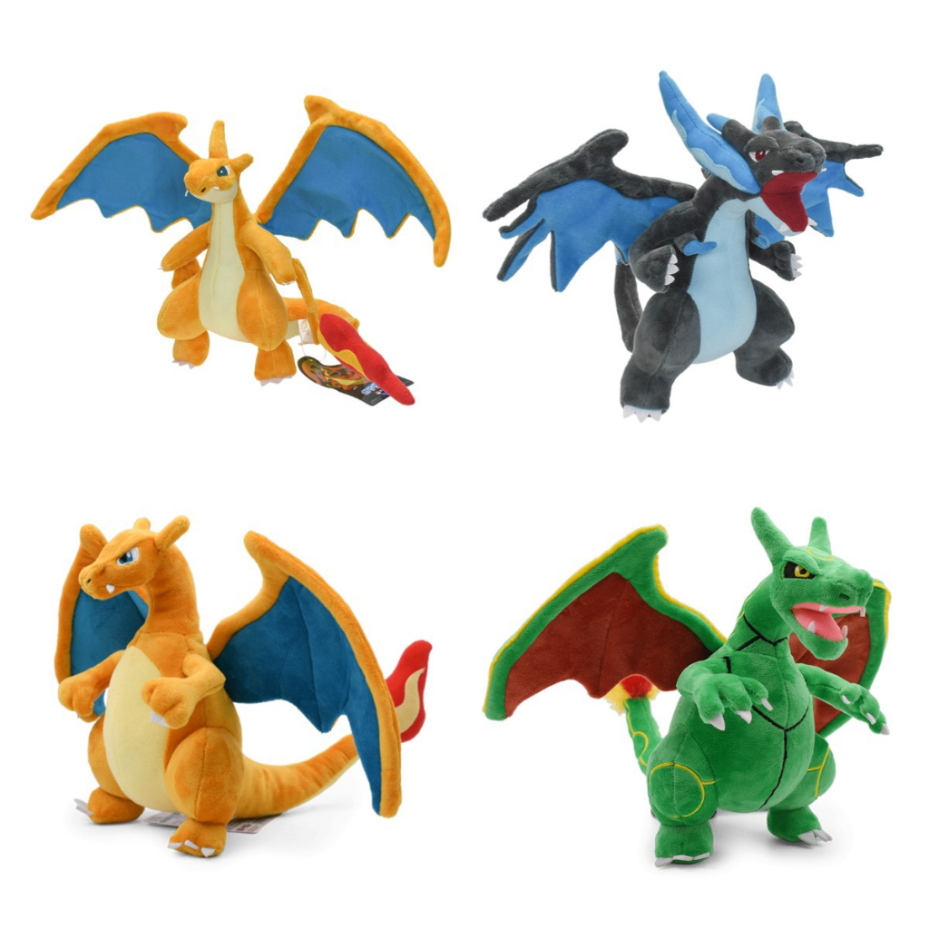 Thú Nhồi Bông Hình Pokemon XY Rayquaza Charizard Mega 21-25cm Mềm Mại ...
