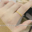 Nhẫn nữ bằng titan không gỉ mạ vàng 18k thiết kế hoạ tiết sóng nước phong cách nhẹ nhàng tinh tế