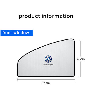 Tấm Che Nắng Cửa Sổ Xe Hơi Từ Tính Chuyên Dụng Cho Volkswagen ID 4 Vento Polo Tiguan Passat Tiguan Allspace Beetle Golf Jetta Arteon