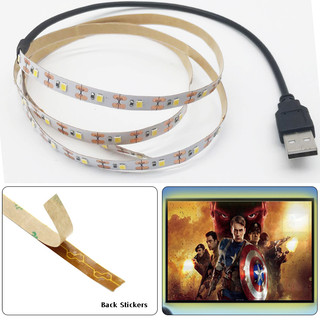 5V RGB LED Strip Light USB 5 V PC TV Backlight 2835 1m 2m 3m 4m 5m 5V Volt USB Led Strip RGB Đèn Băng Diode Ribbon
