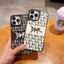 Casetify Vỏ điện thoại da doodle thời trang sang trọng cho iphone 15 Pro Max 14 Pro Max i14 13 Pro Max i13 13pro i1 112Pro 12 Pro Max Vỏ bảo vệ