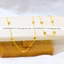 Lắc tay nữ làm bằng titan cao cấp mạ vàng 24k hình trái tim dễ thương phong cách thời trang trẻ trung thanh lịch