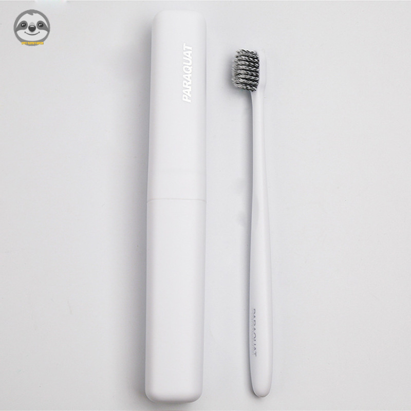 Bộ Bàn Chải Đánh Răng Đơn / Hộp Đựng Bàn Chải Đánh Răng Đầu Mềm Nhỏ Phong Cách muji Nhật Bản