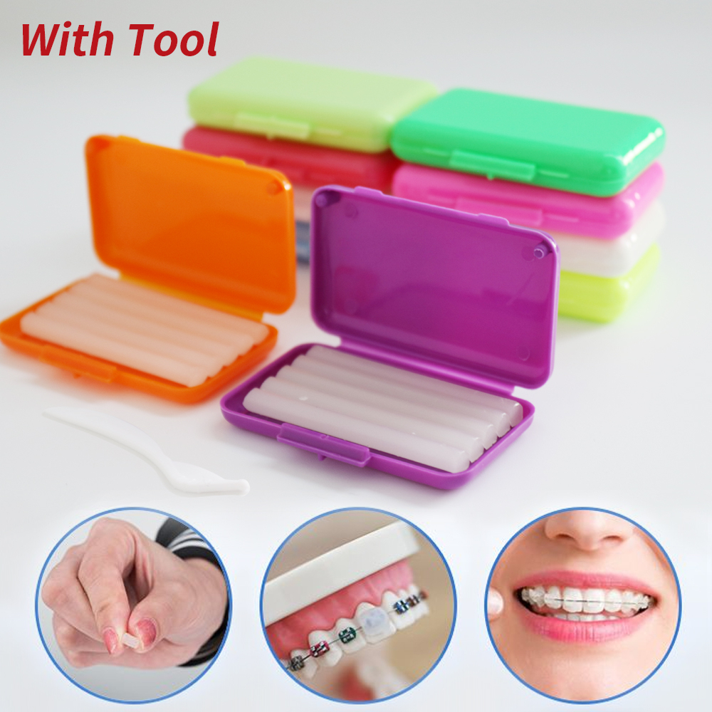 Set 10 Khối Sáp Chỉnh Nha Bảo Vệ Răng Chống Mòn Orthodontic dental