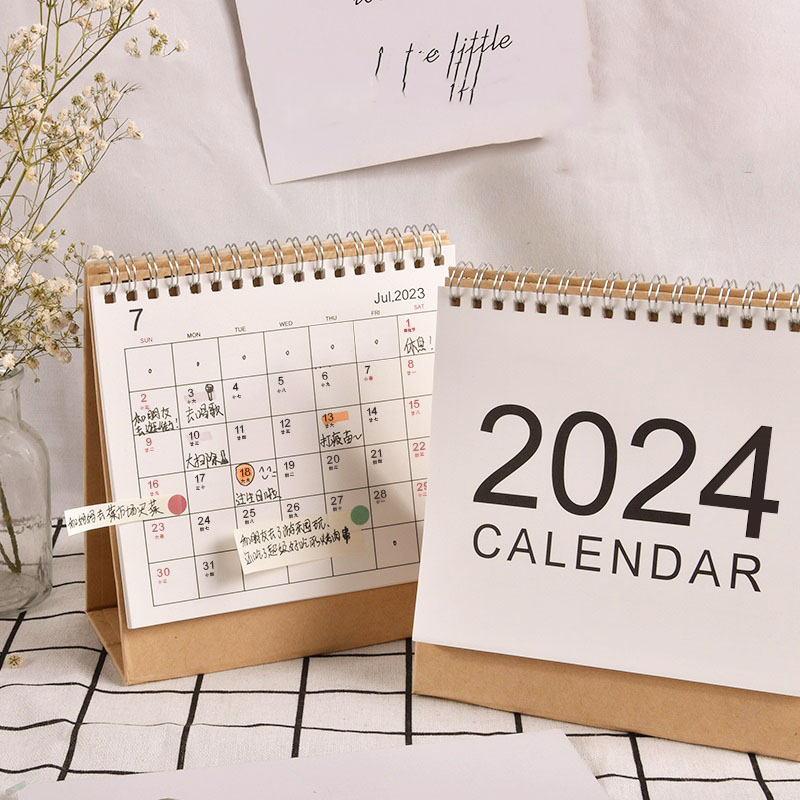 Lịch Để Bàn Phong Cách MUJI 2024 Shopee Việt Nam