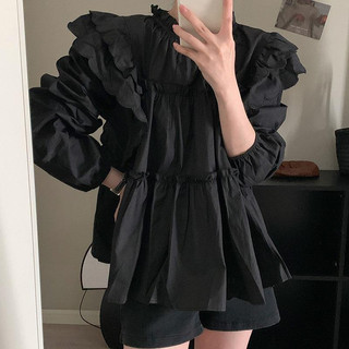Áo Sơ Mi Nữ Tay Dài Dáng Rộng Kẻ Sọc Caro Phong Cách Hàn Quốc Baju Baju Wanita Lengan Panjang Hàng Mới Có Sẵn