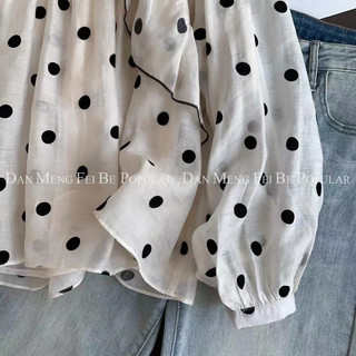 Áo sơ mi cổ tròn dài tay cổ điển thời trang nữ Hàn Quốc