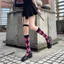 1 Pair Chic Women Plaid Knee Socks Girl Fashion Cute Party Knee-high Stockings