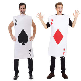 Bộ Thẻ Bài Hóa Trang Ace of Spades Vui Nhộn Cho Gia Đình Dịp Halloween