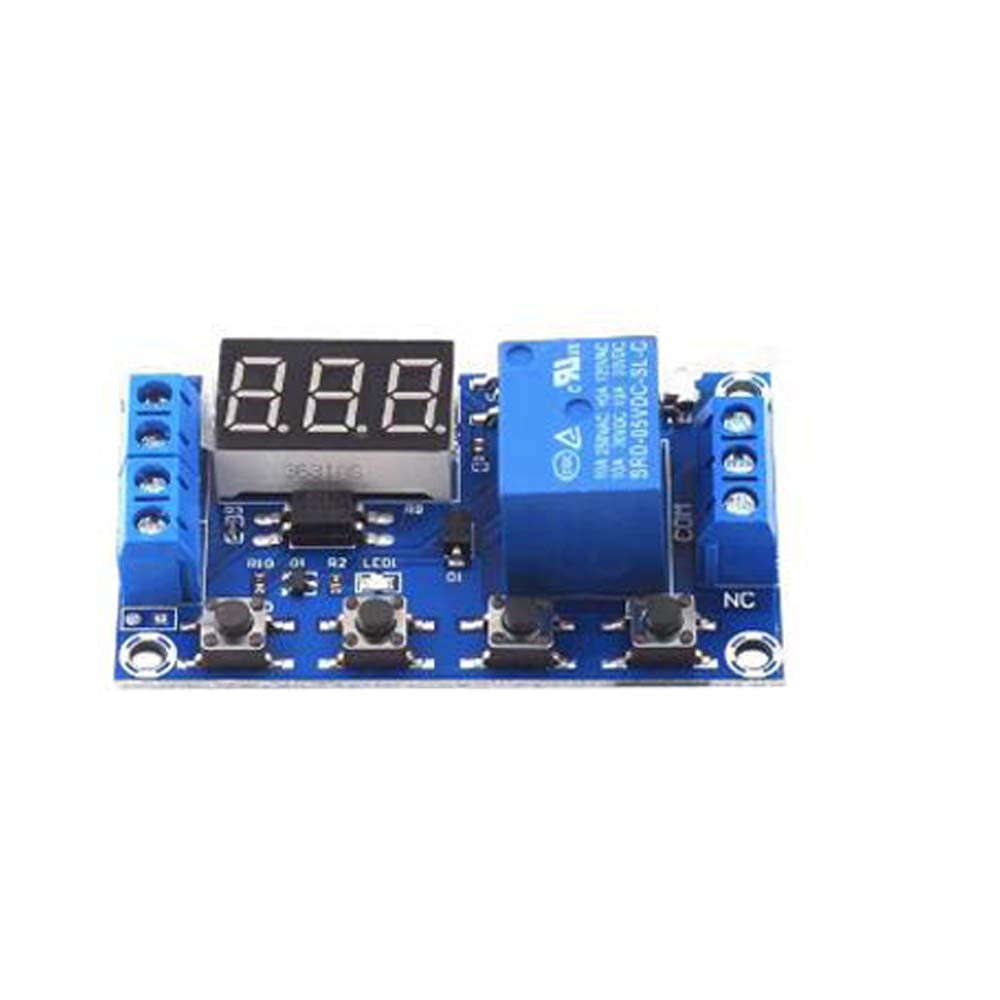Dc 5v 12v 24v led ánh sáng kỹ thuật số thời gian trễ rơ le kích hoạt ...