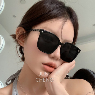 Hàn QuốcThời Trang Khung Vuông Kính Mát Dành Cho Nam Nữ Hợp Thời Trang Phong Cách Retro 100% Chống Tia UV Kính Chống Nắng Bóng Cho Nữ