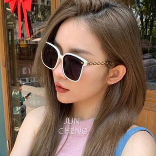 Hàn QuốcThời Trang Khung Vuông Kính Mát Dành Cho Nam Nữ Hợp Thời Trang Phong Cách Retro 100% Chống Tia UV Kính Chống Nắng Bóng Cho Nữ