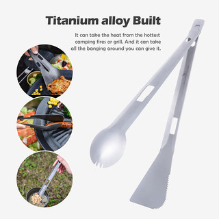 Bộ Dụng Cụ Nấu Ăn Đa Năng 4 Trong 1 Bằng Hợp Kim Titan Tiện Dụng Khi Đi Cắm Trại