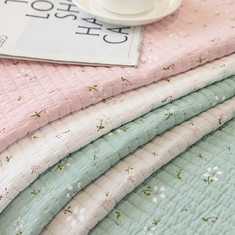 Vỏ Bọc Đệm Tựa Lưng Ghế Sofa Bốn Mùa Bằng Vải Cotton Nguyên Chất Chống Trượt Họa Tiết Hoa Nhỏ Thông