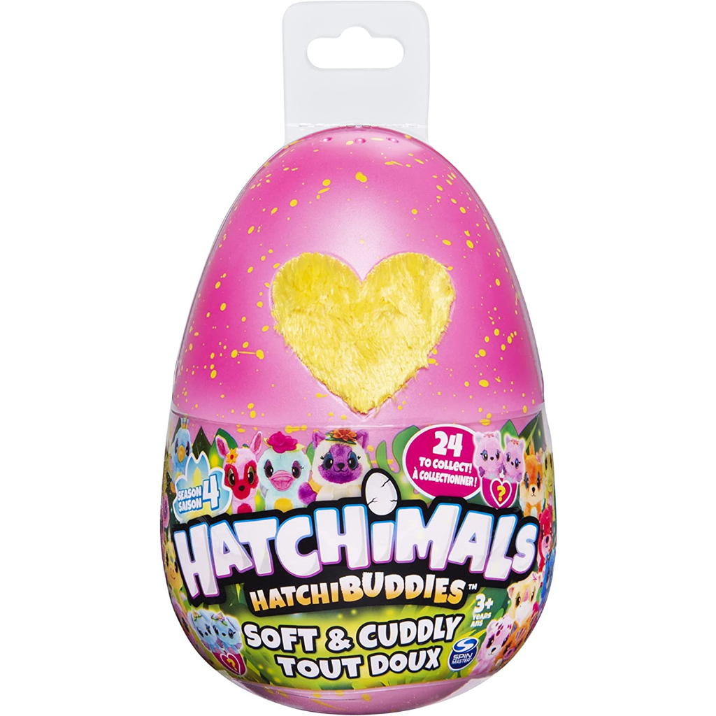 Hatchimals HatchiBuddies, 6” Tall Plush with Egg (Styles May Vary ...