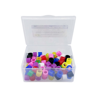 100 cái / hộp vòng mã nha khoa vòng mã dụng cụ silicone cho vòng mã màu bệnh viện vòng tròn silicone dụng cụ nha khoa vòng mã màu khử trùng có thể khử trùng