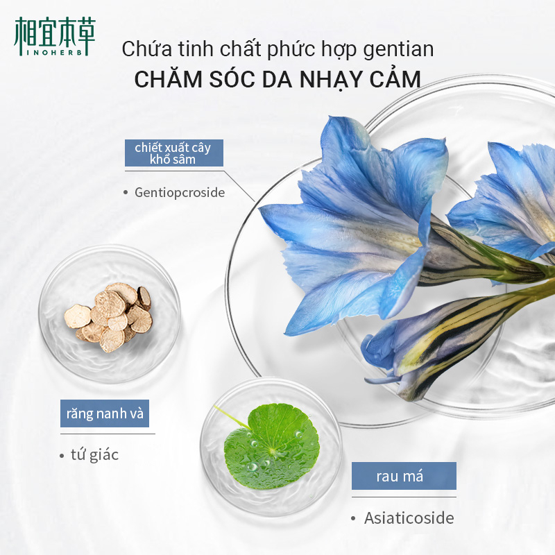 Ảnh Kem chống nắng INOHERB Gentian 58g SPF50+ PA++++ 3