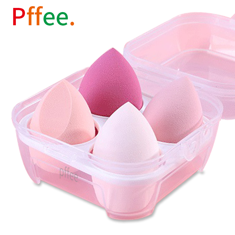 Ảnh Mút trang điểm/ Hộp 4 mút trang điểm PFFEE tán phấn nền tiện lợi 1
