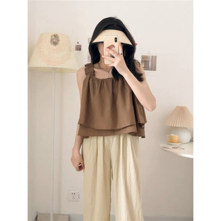 Áo Hai Dây Form Rộng Kiểu Dáng Ngọt Ngào