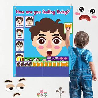 Đồ Chơi Hoạt Động Mặt Cảm Xúc DIY Cho Bé Học Hoạt Động Xã Hội Và Các Biểu Cảm Sớm