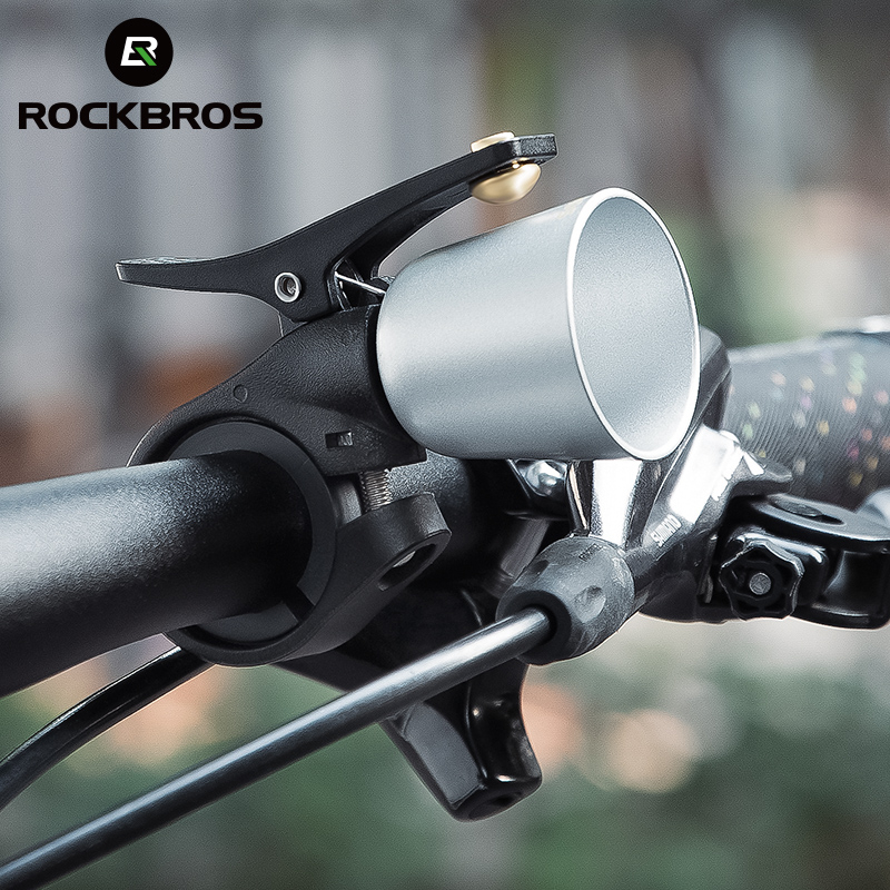 ROCKBROS Âm thanh lớn Chuông xe đạp bằng đồng nhỏ cho phụ kiện xe đạp đường trường MTB