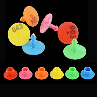 Set 20 Thẻ Đánh Dấu Ghi Số Hình Tròn / Heo / Cừu / Cừu Chống Rơi Tiện Dụng