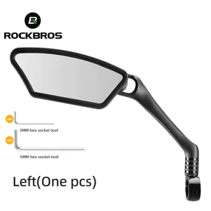 ROCKBROS Xe Đạp Gương Chiếu Hậu Góc Rộng Xoay Có Thể Điều Chỉnh Tay Lái Xe Đạp Điện Xe Tay Ga Pin Xe Tay Ga Đa Năng Gương Xe Đạp Phụ Kiện