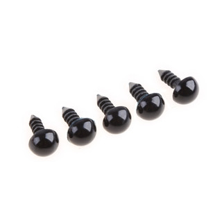 Bộ 20 mắt nhựa màu đen 8mm an toàn dành cho trang trí gấu Teddy / búp bê / đồ chơi động vật / len đan móc