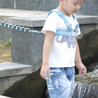 Dây đai chống lạc an toàn cho bé đi bộ ngoài trời tùy chọn màu sắc kèm dây đeo cổ tay