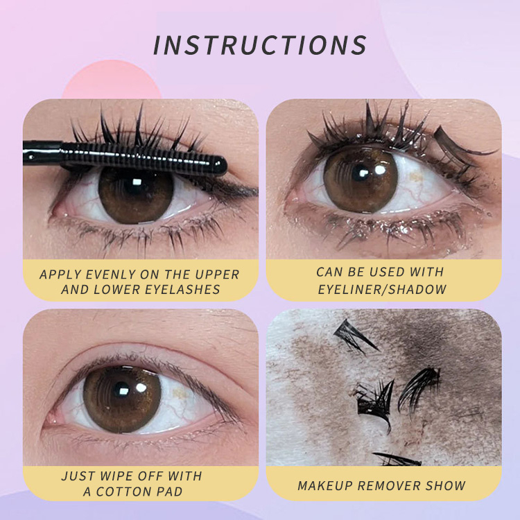Ảnh Mascara GECOMO Tẩy Trang Lông Mi Tiện Dụng Chất Lượng Cao 3