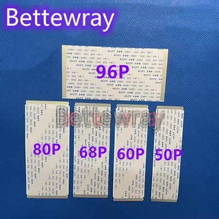 Mạ vàng cùng hướng có tai 50P 60P 68P 80P 96P 0.5MM bảng logic LCD sân Dòng kết nối FFC Có tai 50PIN 60PIN mới trên